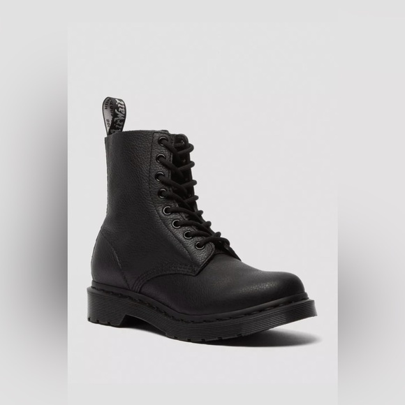 🆕 DR. MARTENS | 1460 WOMEN'S MONO LACE UP BOOTS | BLACK | SIZE: US 10 - Picture 2 of 9